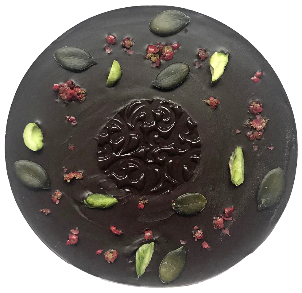Les pepites d helene normandie chocolat bio equitable Tablette pistache poivre courge